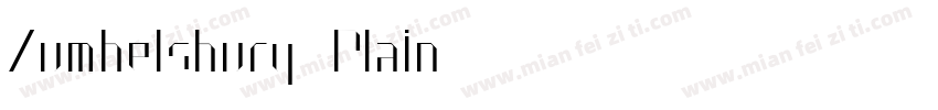 Zumbelsburg Plain字体转换